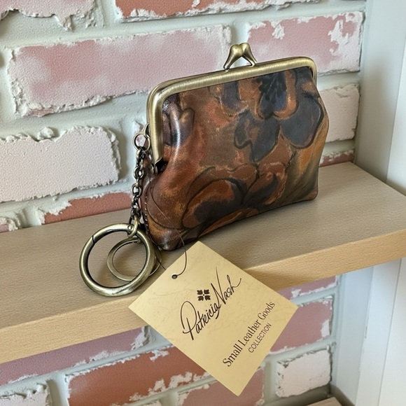 Patricia Nash Handbags - Patricia Nash Leather Borse Frame Coin Purse